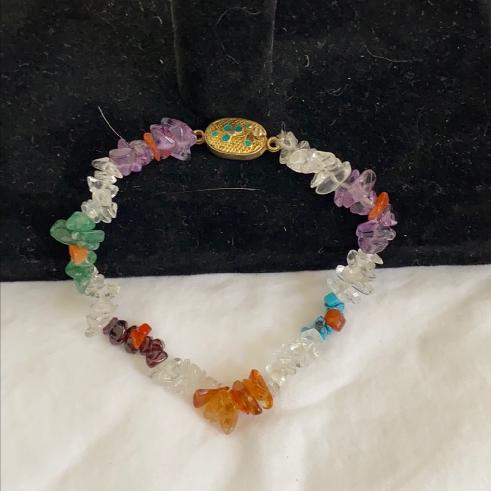 Vintage glass beaded bracelet.
